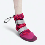 Hondenregenlaarsjes, Waterdichte hondenschoenen - Fuchsia Camo