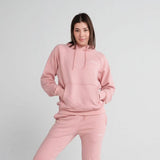 Essentiële menselijke hoodie - Stoffig roze