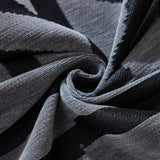 Boho Dark Grey Couch Cover