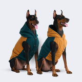 Omkeerbaar jack - Groen en Oranje