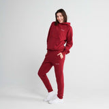 Essentiële menselijke hoodie - Bourgondië