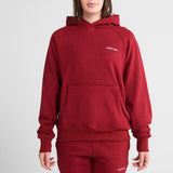 Essentiële menselijke hoodie - Bourgondië