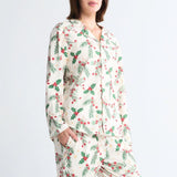 Kerst pyjama top - Maretak