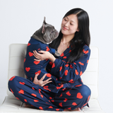 Menselijk pyjamashirt - Harten