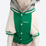 Dog Varsity Jacket - Green
