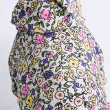 Vintage Bloemen Honden-Hoodie - Lichtgrijs