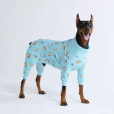 Human Pyjamabroek - Breakfast - Blauw