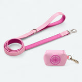 Lijn en Poepzakjeshouder Set - Roze