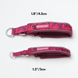 Martingale Halsband – Fuchsia camouflage