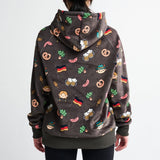 De Duitsland hoodie voor mensen – Donkerbruin