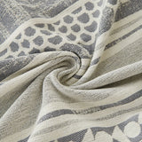 Bankhoes – Modern Mozaïek Grijs