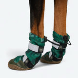 Hondenregenlaarsjes, Waterdichte hondenschoenen - Groen Camo