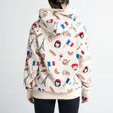 De Frankrijk hoodie voor mensen – Beige