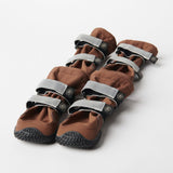 Dog Rainboots, Waterproof Dog Shoes - Brown
