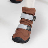 Dog Rainboots, Waterproof Dog Shoes - Brown
