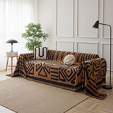 Boho Brown Couch Cover