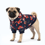 Christmas Dog Hoodie - Black Howdy Holidays||size:L