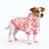 Christmas Dog Hoodie - Ribbon Bow||size:L