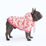 Christmas Dog Hoodie - Ribbon Bow||size:XL