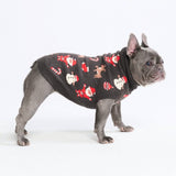 Gebreide kersttrui voor honden – Kerstman