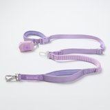 Multifunctionele Veiligheidsgordel Handsfree Lijn & Poepzakhouder Set – Lila
