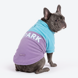 Aqua Lilac Plush Fleece Dog Sweater||size:L