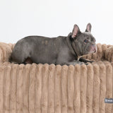 Luxe Bankhoes Hondenbed - Bruin