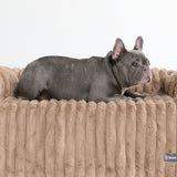 Luxe Bankhoes Hondenbed - Bruin