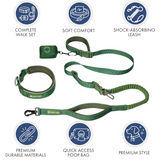 Green Martingale Collar||size:A,B,C,D,E