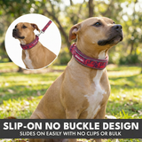 Fuchsia Camo Martingale Collar||size:C,D,E