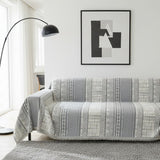 Mosaic Grey Couch Cover