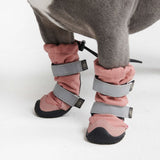 Hondenregenlaarsjes, Waterdichte hondenschoenen - Roze