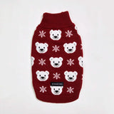 Polar Bear Knit Dog Sweater