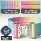 Tactische halsband - Pastelkleurig glazuur