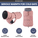 Pink Quilted Winter Jacket||size:S,M,L,XL,2XL,3XL,4XL