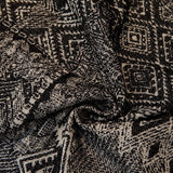 Rustic Boho Black Couch Cover