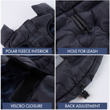 Black Thermosonic Winter Jacket||size:S,M,L,XL,2XL,3XL,4XL