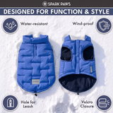 Blue Thermosonic Winter Jacket||size:S,M,L,XL,2XL,3XL,4XL