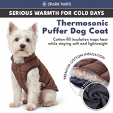 Brown Thermosonic Winter Jacket||size:S,M,L,XL,2XL,3XL,4XL