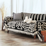 Boho Black Couch Cover