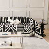 Boho Black Couch Cover