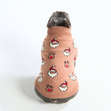 Christmas Knit Dog Sweater - Santa & Rudolph