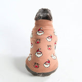 Gebreide kersttrui voor honden – Kerstman & Rudolf