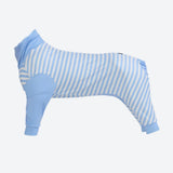 Hondenpyjama - Blauwe Strepen