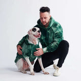 Fluwelen menselijke hoodie - Smaragdgroen