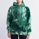 Fluwelen menselijke hoodie - Smaragdgroen