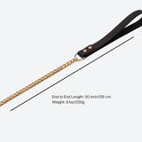 Cuban Link gouden hondenriem