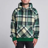 Groene geruite menselijke hoodie
