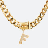 Eerste letter sieradenlabel - F