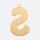 Eerste letter sieradenlabel - S